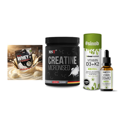 Einsteiger-Set: Sinob Honest + MST Creatin + Sinob Vitamin D3 – alle enthaltenen Artikel