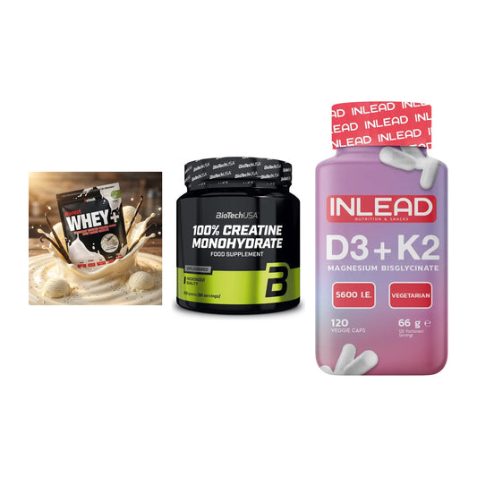 Einsteiger-Set: Sinob Honest + BioTech Creatine + INLEAD Vitamin – alle enthaltenen Artikel