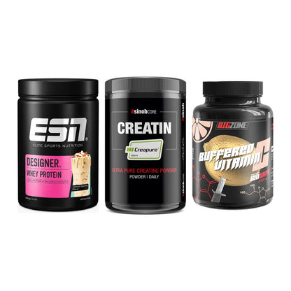 Einsteiger-Set: ESN Designer + Sinob Creatin + Big Zone Buffere – alle enthaltenen Artikel