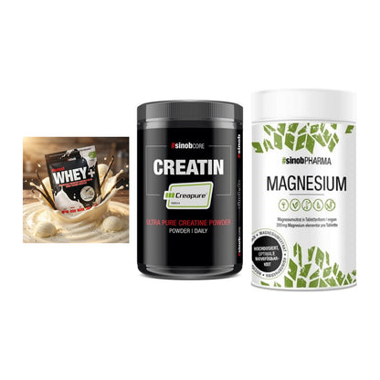 Einsteiger-Set: Sinob Honest + Sinob Creatin + Sinob Magnesium – alle enthaltenen Artikel