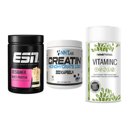 Einsteiger-Set: ESN Designer + NNT Creatin 1000 + Sinob Vitamin C – alle enthaltenen Artikel