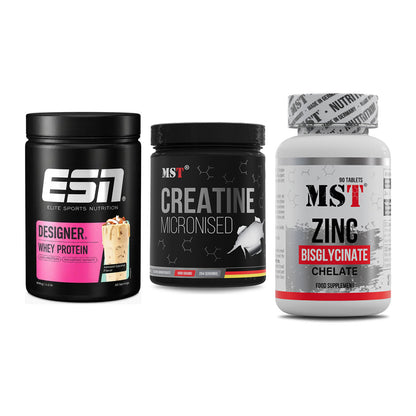 Einsteiger-Set: ESN Designer + MST Creatin + MST Zinc Chelate – alle enthaltenen Artikel