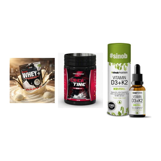 Einsteiger-Set: Sinob Honest + CREASWISS + Sinob Vitamin D3 – alle enthaltenen Artikel