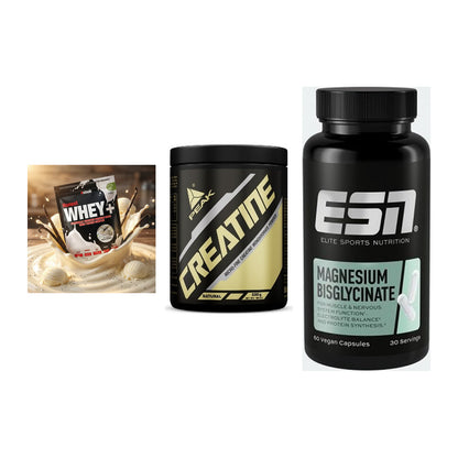 Einsteiger-Set: Sinob Honest + Peak Creatin + ESN Magnesium – alle enthaltenen Artikel