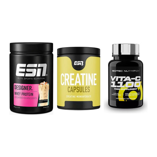 Einsteiger-Set: ESN Designer + ESN Ultrapure + Scitec Vitamin C – alle enthaltenen Artikel