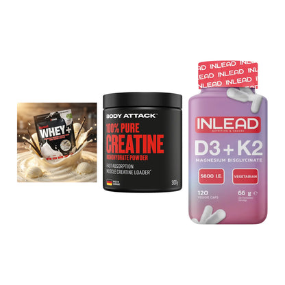 Einsteiger-Set: Sinob Honest + Body Attack 100% + INLEAD Vitamin – alle enthaltenen Artikel
