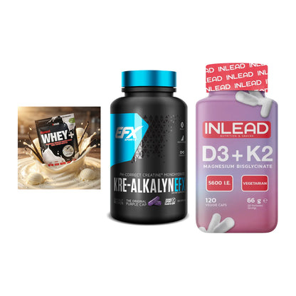 Einsteiger-Set: Sinob Honest + EFX Kre-Alkalyn + INLEAD Vitamin – alle enthaltenen Artikel