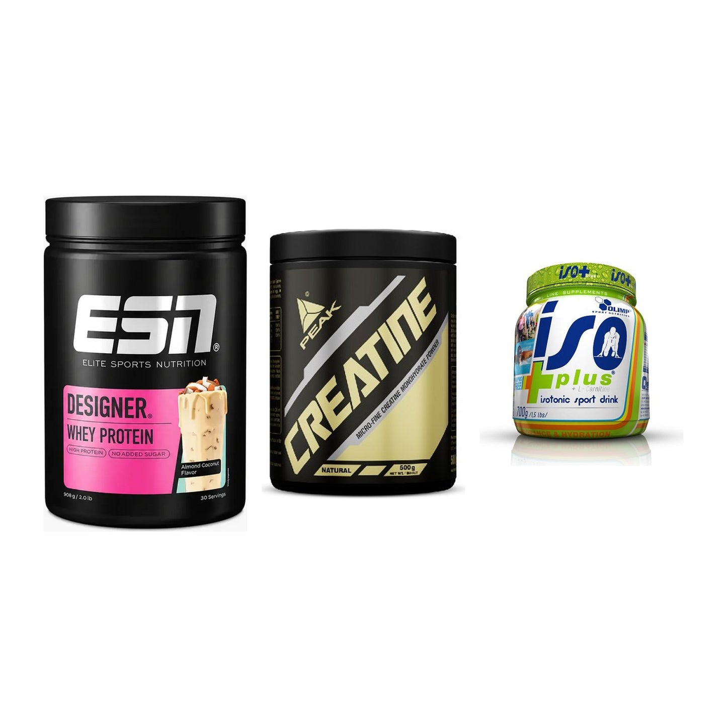 Einsteiger-Set: ESN Designer + Peak Creatin + Olimp Iso Plus – alle enthaltenen Artikel