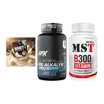 Einsteiger-Set: Sinob Honest + EFX Kre-Alkalyn + MST B300 B-Compl – alle enthaltenen Artikel