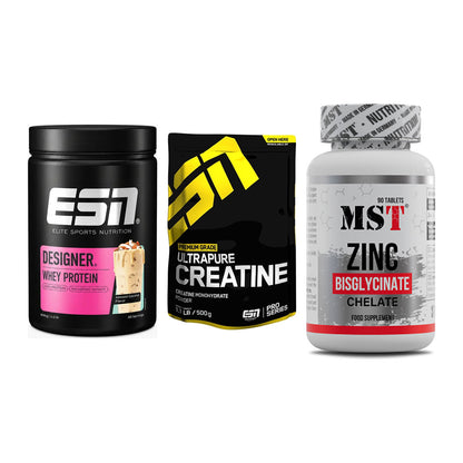 Einsteiger-Set: ESN Designer + ESN Ultrapure + MST Zinc Chelate – alle enthaltenen Artikel
