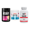 Einsteiger-Set: ESN Designer + Nutrend Creatine + MST Niacin – alle enthaltenen Artikel