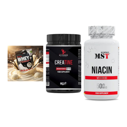 Einsteiger-Set: Sinob Honest + #GYMJUICE + MST Niacin – alle enthaltenen Artikel
