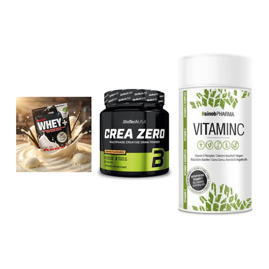 Einsteiger-Set: Sinob Honest + BioTech Crea + Sinob Vitamin C – alle enthaltenen Artikel
