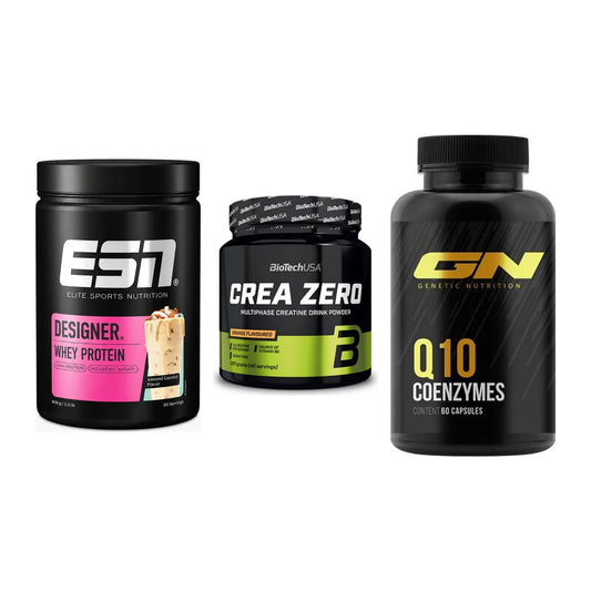 Einsteiger-Set: ESN Designer + BioTech Crea + GN Q10 Health – alle enthaltenen Artikel