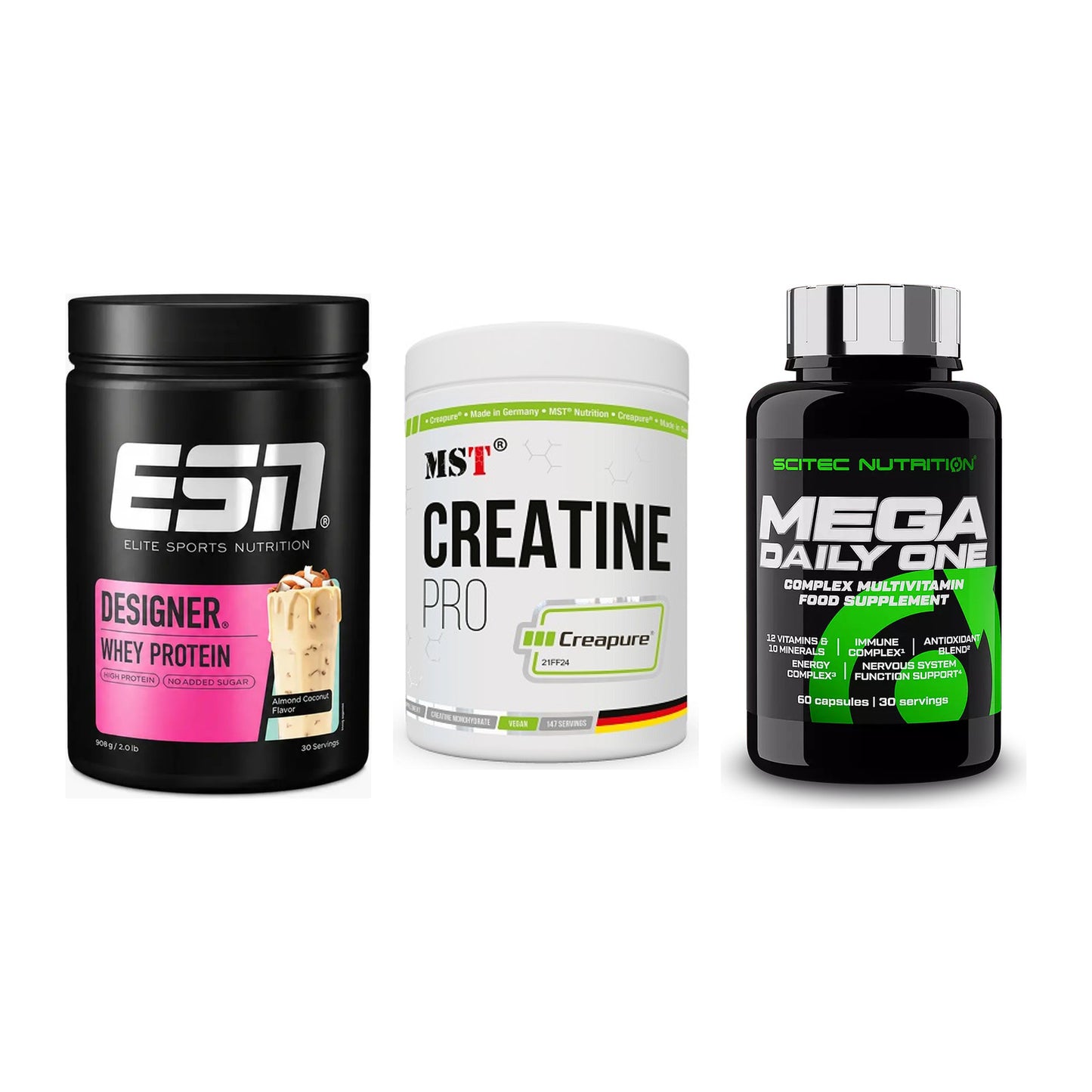 Einsteiger-Set: ESN Designer + MST Creatin Pro + Scitec Mega – alle enthaltenen Artikel