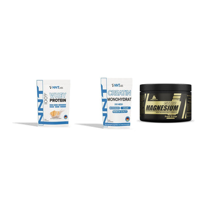 Einsteiger-Set: NNT Whey + NNT Creatin + Peak Magnesium – alle enthaltenen Artikel