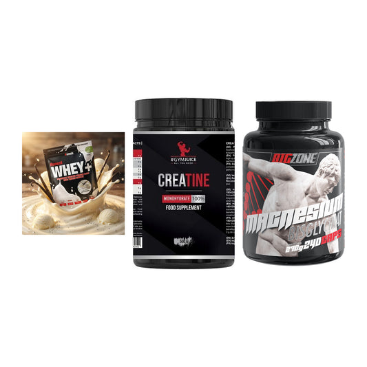 Einsteiger-Set: Sinob Honest + #GYMJUICE + Big Zone Magnesi – alle enthaltenen Artikel