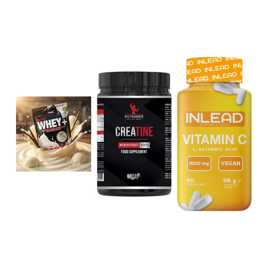 Einsteiger-Set: Sinob Honest + #GYMJUICE + INLEAD Vitamin C – alle enthaltenen Artikel