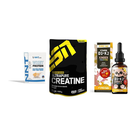 Einsteiger-Set: NNT Whey + ESN Ultrapure + ProFuel VITAMIN – alle enthaltenen Artikel