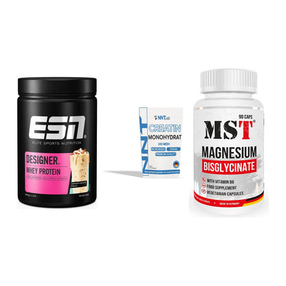 Einsteiger-Set: ESN Designer + NNT Creatin + MST Magnesium – alle enthaltenen Artikel