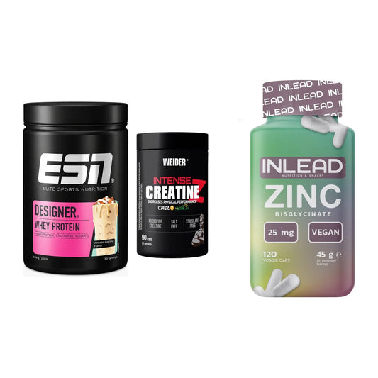 Einsteiger-Set: ESN Designer + Weider Intense + INLEAD Zink – alle enthaltenen Artikel