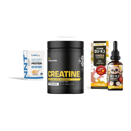 Einsteiger-Set: NNT Whey + Dedicated + ProFuel VITAMIN – alle enthaltenen Artikel