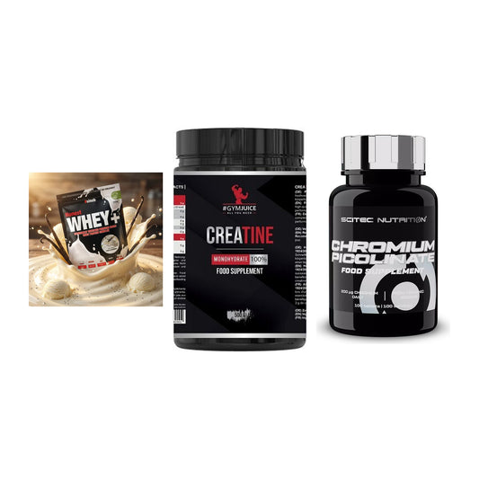 Einsteiger-Set: Sinob Honest + #GYMJUICE + Scitec Chromium – alle enthaltenen Artikel