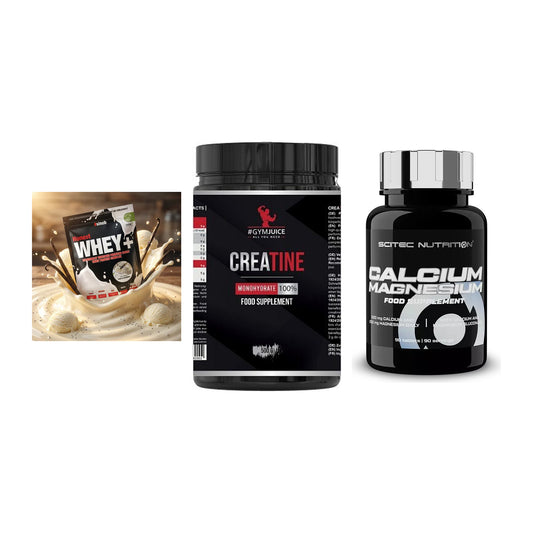 Einsteiger-Set: Sinob Honest + #GYMJUICE + Scitec Calcium – alle enthaltenen Artikel