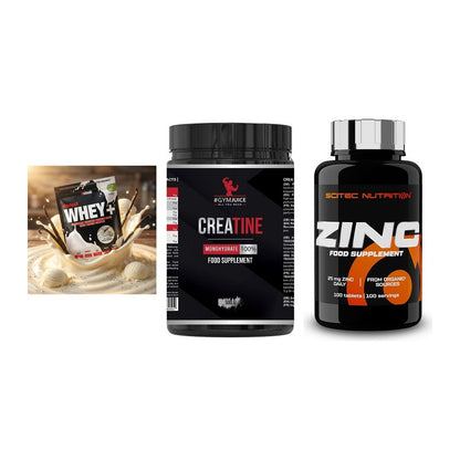 Einsteiger-Set: Sinob Honest + #GYMJUICE + Scitec Zinc – alle enthaltenen Artikel