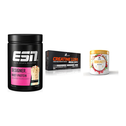 Einsteiger-Set: ESN Designer + Olimp Creatine + FA Nutrition – alle enthaltenen Artikel