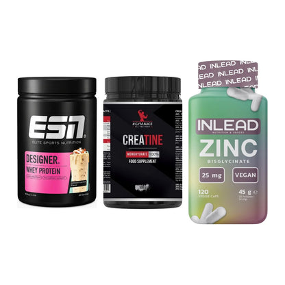Einsteiger-Set: ESN Designer + #GYMJUICE + INLEAD Zink – alle enthaltenen Artikel