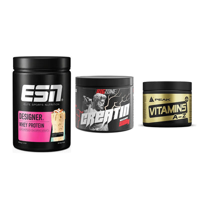 Einsteiger-Set: ESN Designer + Big Zone Creatin + Peak Vitamin A-Z – alle enthaltenen Artikel