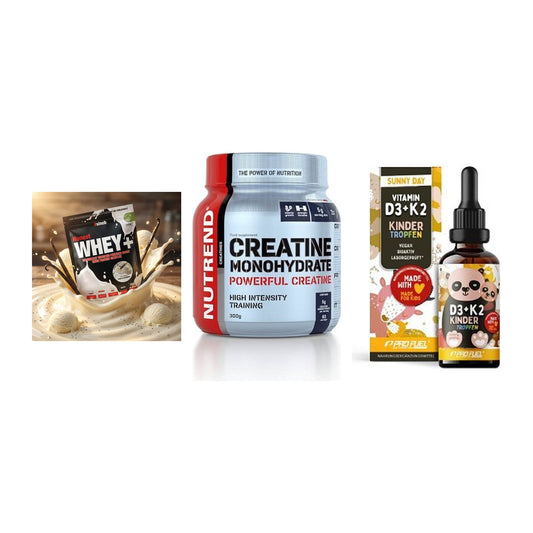 Einsteiger-Set: Sinob Honest + Nutrend Creatine + ProFuel VITAMIN – alle enthaltenen Artikel