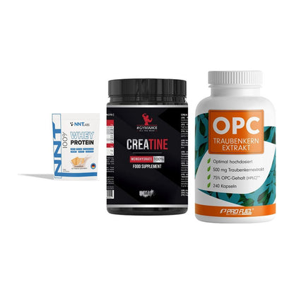 Einsteiger-Set: NNT Whey + #GYMJUICE + ProFuel OPC – alle enthaltenen Artikel