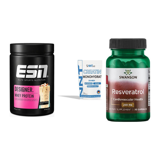 Einsteiger-Set: ESN Designer + NNT Creatin + Swanson Resverat – alle enthaltenen Artikel