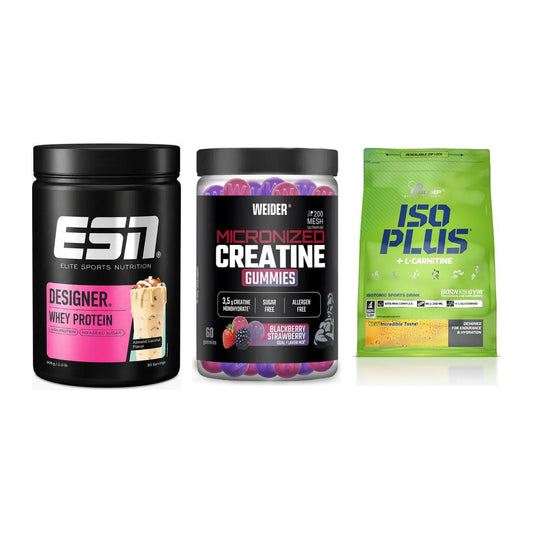 Einsteiger-Set: ESN Designer + Weider Micronize + Olimp Iso Plus – alle enthaltenen Artikel