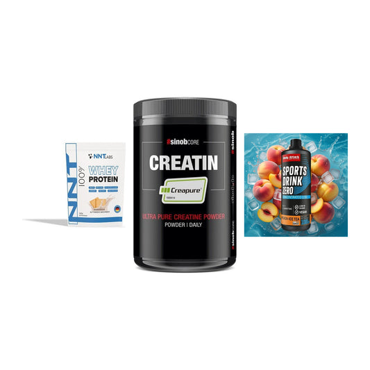 Einsteiger-Set: NNT Whey + Sinob Creatin + Body Attack – alle enthaltenen Artikel
