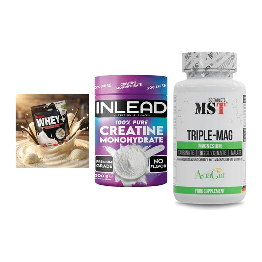 Einsteiger-Set: Sinob Honest + INLEAD Creatine + MST Tripple Mag – alle enthaltenen Artikel
