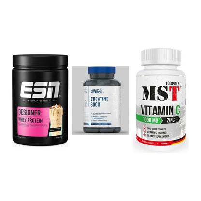 Einsteiger-Set: ESN Designer + Applied Nutritio + MST Vitamin C – alle enthaltenen Artikel
