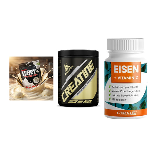 Einsteiger-Set: Sinob Honest + Peak Creatin + ProFuel EISEN – alle enthaltenen Artikel