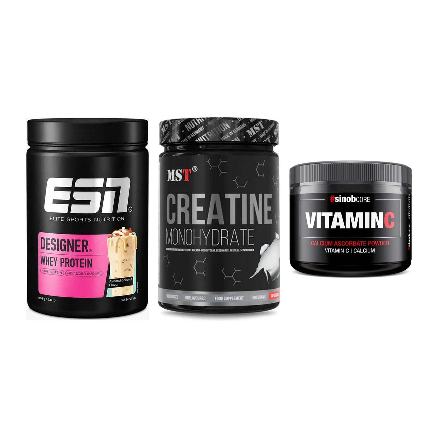 Einsteiger-Set: ESN Designer + MST Creatin + Sinob Vitamin C – alle enthaltenen Artikel