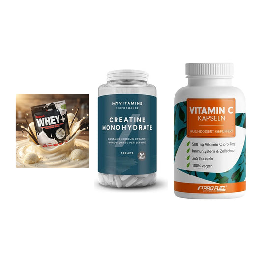 Einsteiger-Set: Sinob Honest + MyProtein + ProFuel Vitamin – alle enthaltenen Artikel
