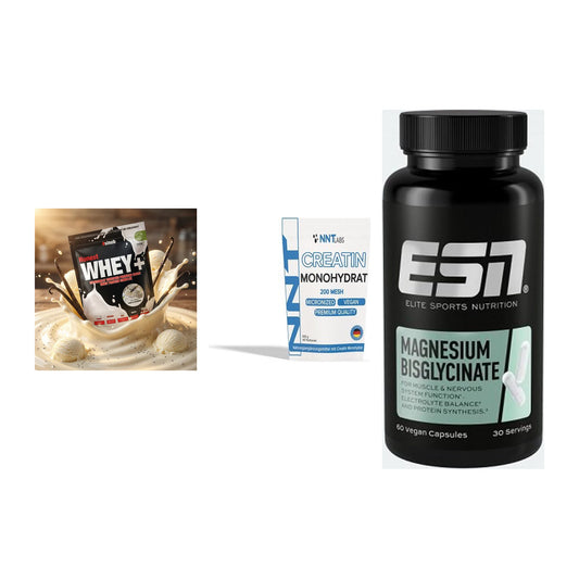 Einsteiger-Set: Sinob Honest + NNT Creatin + ESN Magnesium – alle enthaltenen Artikel