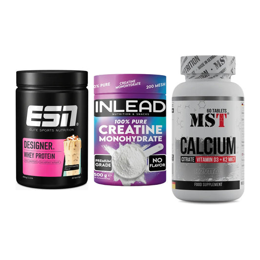 Einsteiger-Set: ESN Designer + INLEAD Creatine + MST Calcium – alle enthaltenen Artikel