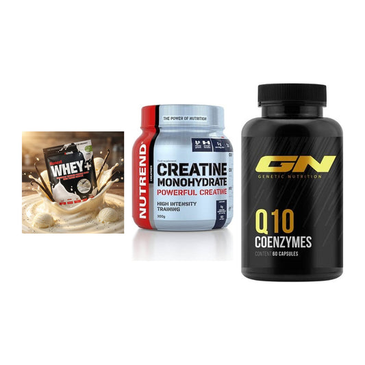 Einsteiger-Set: Sinob Honest + Nutrend Creatine + GN Q10 Health – alle enthaltenen Artikel