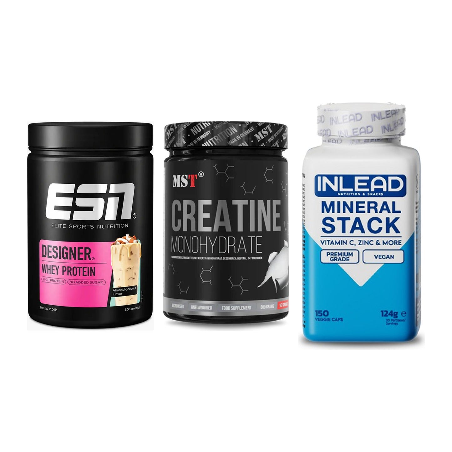 Einsteiger-Set: ESN Designer + MST Creatin + INLEAD Mineral – alle enthaltenen Artikel