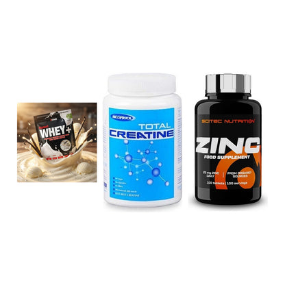 Einsteiger-Set: Sinob Honest + Megabol Total + Scitec Zinc – alle enthaltenen Artikel