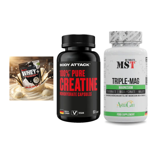 Einsteiger-Set: Sinob Honest + Body Attack 100% + MST Tripple Mag – alle enthaltenen Artikel