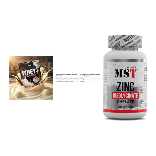 Einsteiger-Set: Sinob Honest + INLEAD Creatine + MST Zinc Chelate – alle enthaltenen Artikel