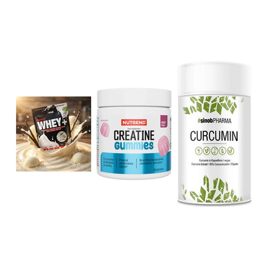 Einsteiger-Set: Sinob Honest + Nutrend Creatine + Sinob Curcumin – alle enthaltenen Artikel